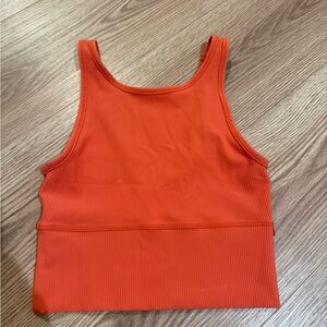 lululemon athletica Orange Tank Top